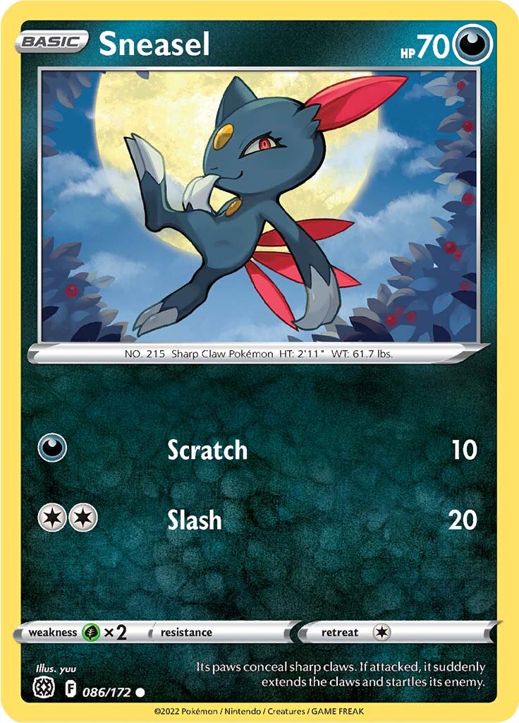 Sneasel (086/172) [Sword & Shield: Brilliant Stars] | Enigma On Main