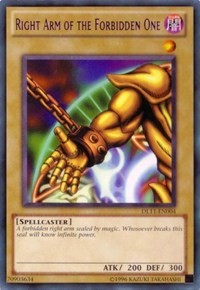 Right Arm of the Forbidden One (Purple) [Duelist League Promo] [DL11-EN004] | Enigma On Main