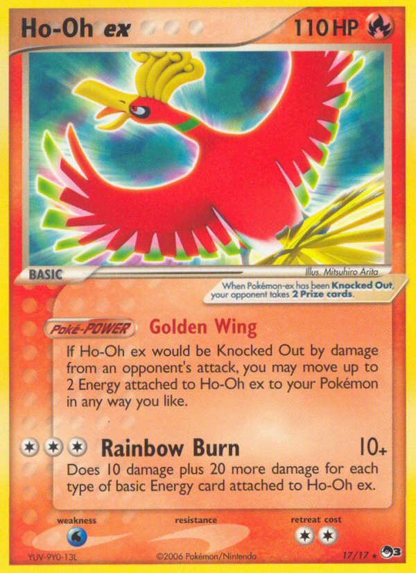 Ho-Oh ex (17/17) (Holo) [POP Series 3] | Enigma On Main