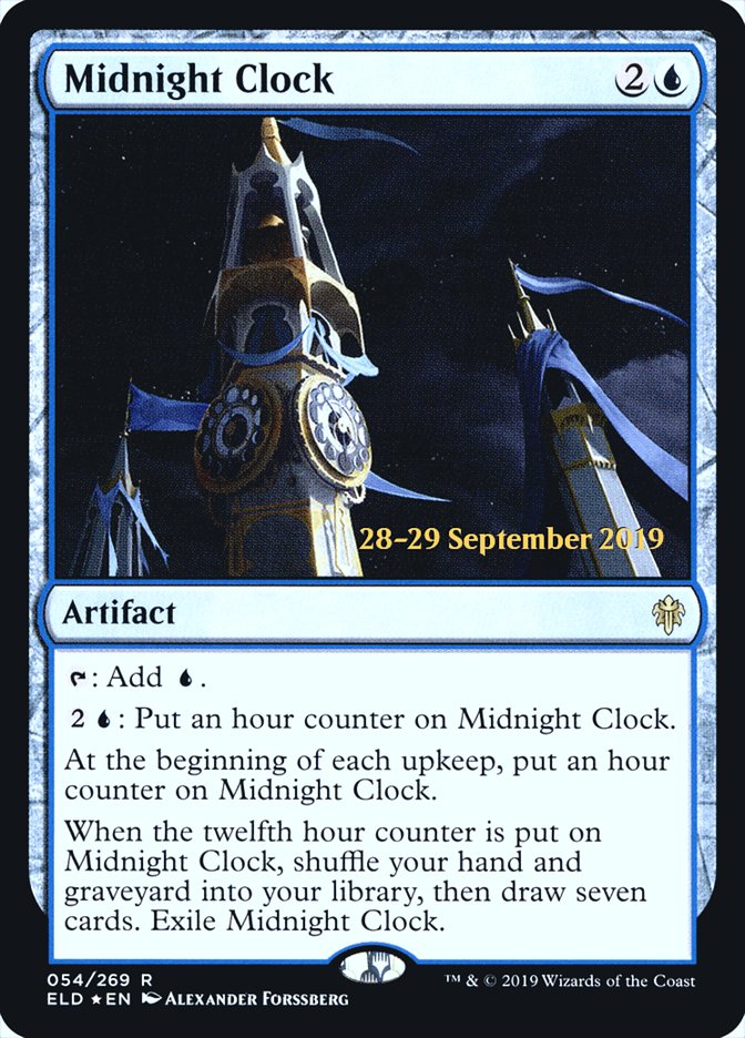 Midnight Clock  [Throne of Eldraine Prerelease Promos] | Enigma On Main