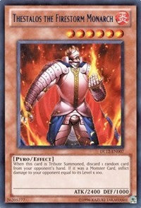 Thestalos the Firestorm Monarch (Red) [Duelist League Promo] [DL12-EN007] | Enigma On Main