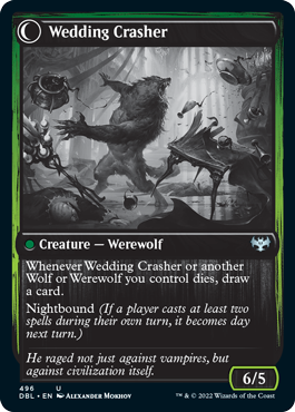 Wolfkin Outcast // Wedding Crasher [Innistrad: Double Feature] | Enigma On Main