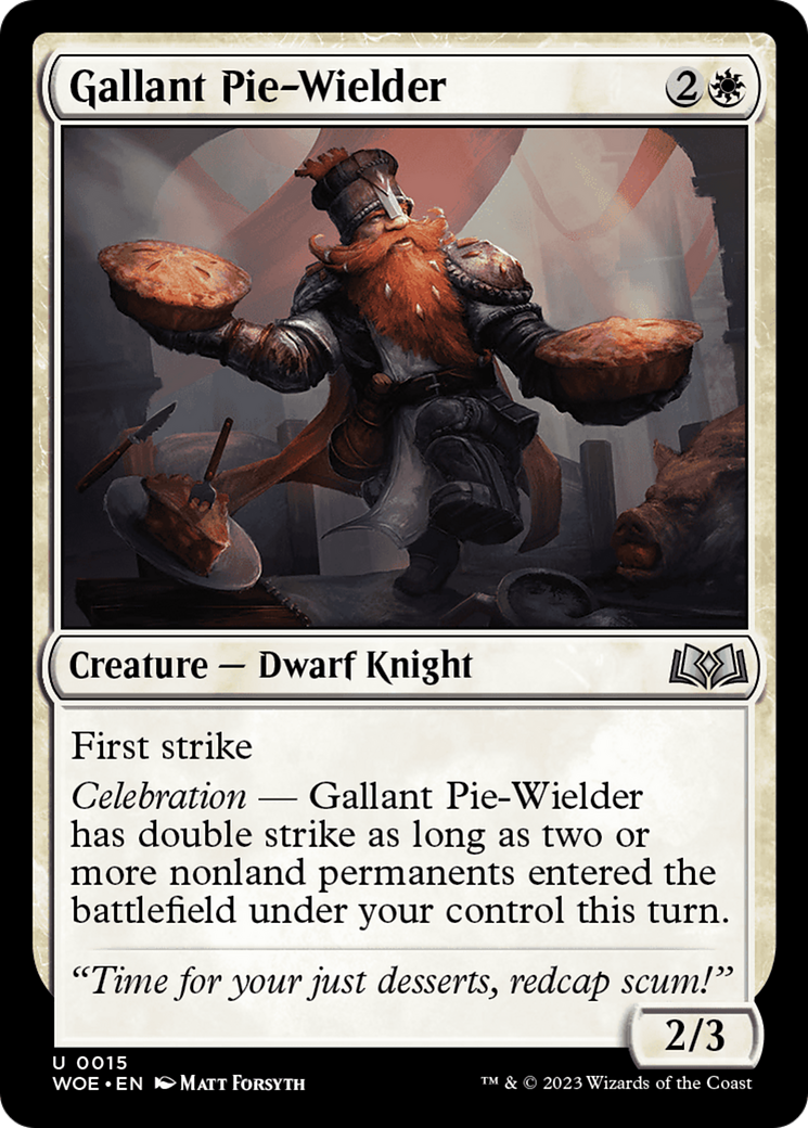 Gallant Pie-Wielder [Wilds of Eldraine] | Enigma On Main