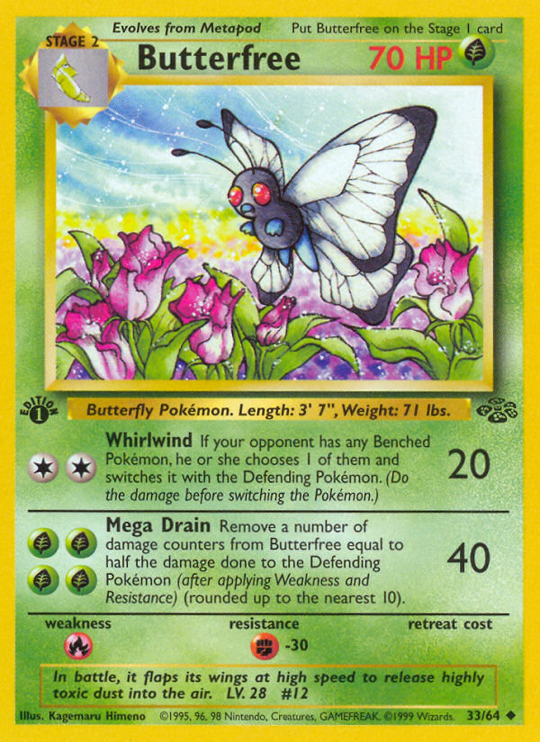 Butterfree (33/64) [Jungle 1st Edition] | Enigma On Main