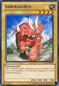 Sabersaurus (Blue) [Duelist League Promo] [DL16-EN001] | Enigma On Main