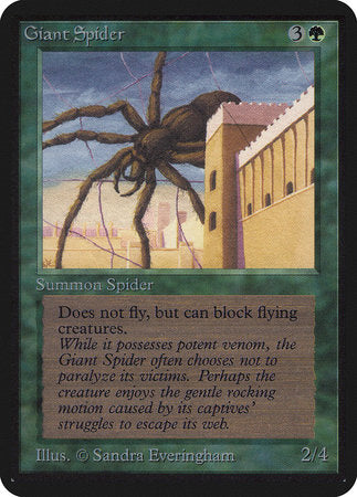 Giant Spider [Limited Edition Alpha] | Enigma On Main