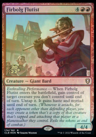 Firbolg Flutist [Commander Legends: Battle for Baldur's Gate Prerelease Promos] | Enigma On Main