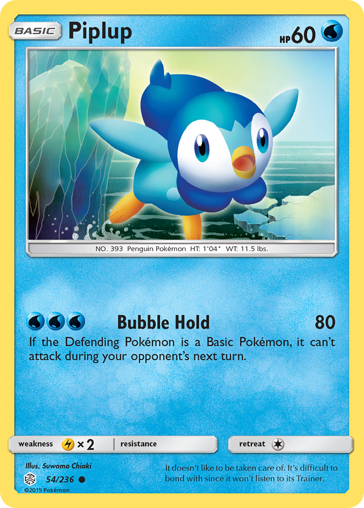 Piplup (54/236) [Sun & Moon: Cosmic Eclipse] | Enigma On Main