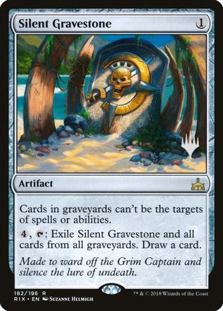 Silent Gravestone [Rivals of Ixalan Promos] | Enigma On Main