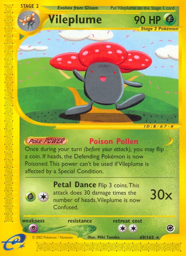 Vileplume (69/165) [Expedition: Base Set] | Enigma On Main