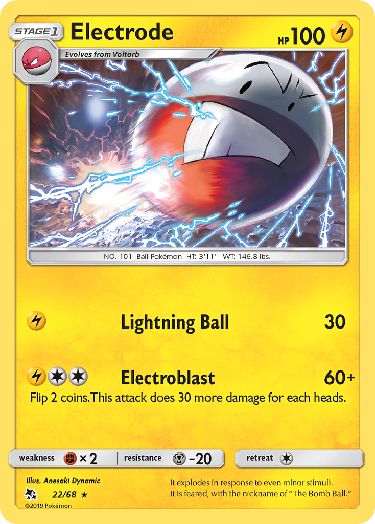 Electrode (22/68) [Sun & Moon: Hidden Fates] | Enigma On Main