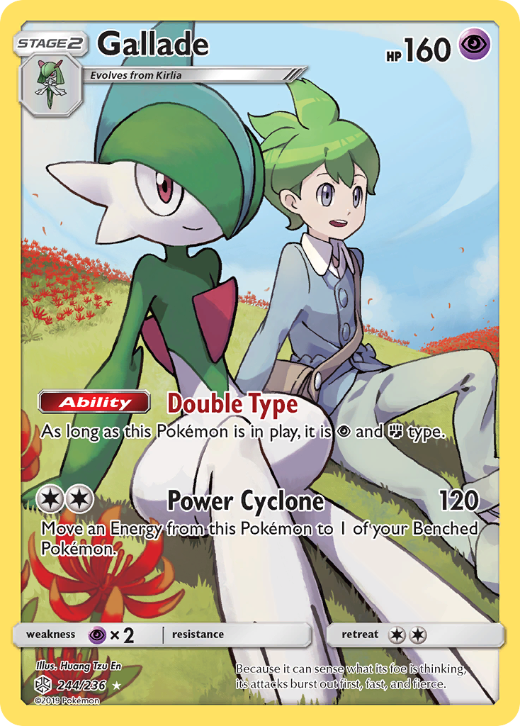 Gallade (244/236) [Sun & Moon: Cosmic Eclipse] | Enigma On Main