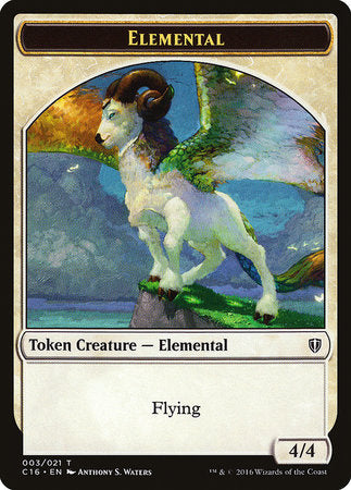 Elemental // Soldier Double-sided Token [Commander 2016 Tokens] | Enigma On Main