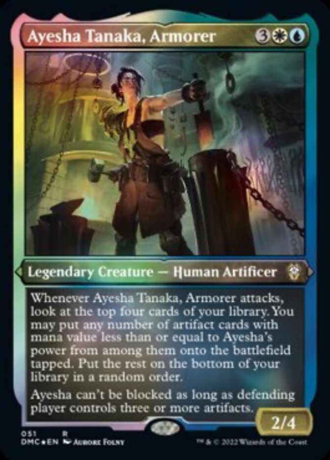 Ayesha Tanaka, Armorer (Foil Etched) [Dominaria United Commander] | Enigma On Main