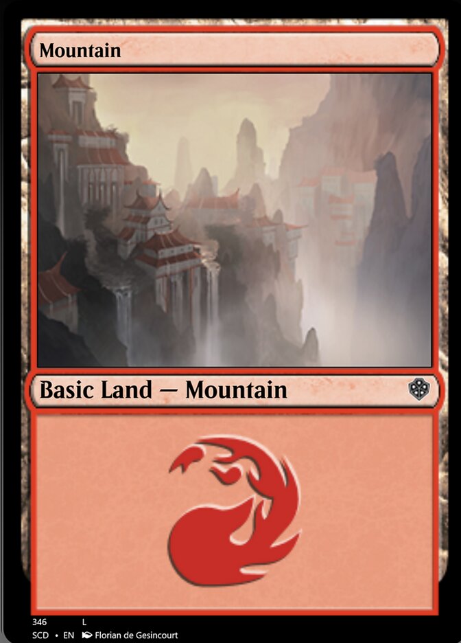 Mountain (346) [Starter Commander Decks] | Enigma On Main