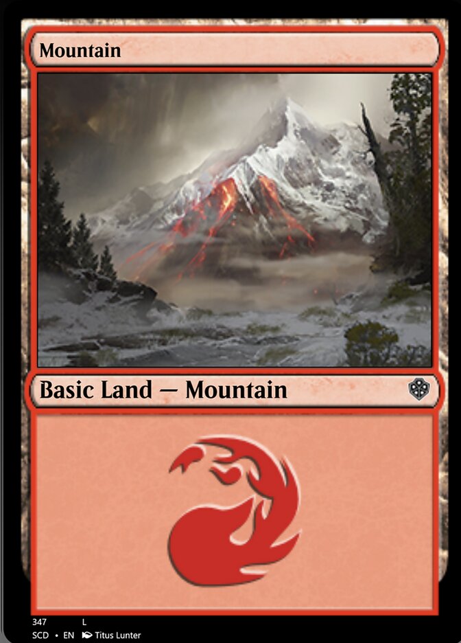 Mountain (347) [Starter Commander Decks] | Enigma On Main