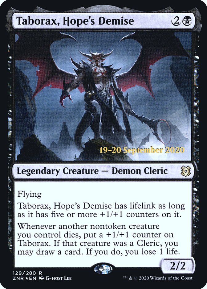 Taborax, Hope's Demise  [Zendikar Rising Prerelease Promos] | Enigma On Main