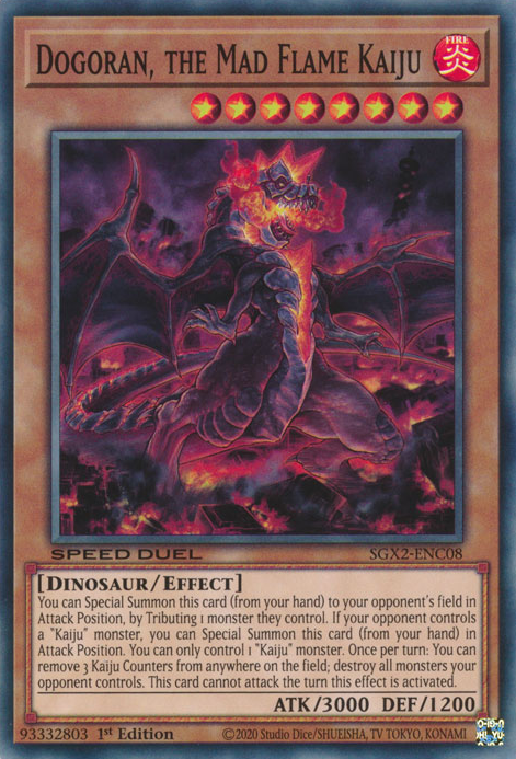 Dogoran, the Mad Flame Kaiju [SGX2-ENC08] Common | Enigma On Main