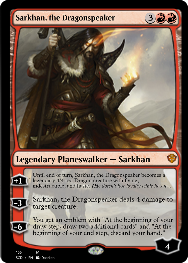 Sarkhan, the Dragonspeaker [Starter Commander Decks] | Enigma On Main