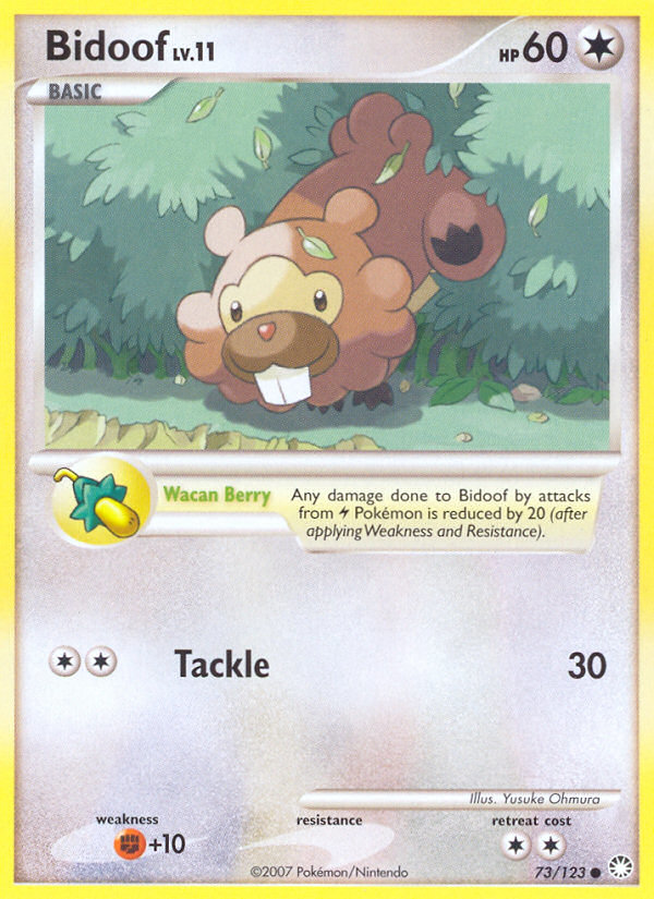 Bidoof (73/123) [Diamond & Pearl: Mysterious Treasures] | Enigma On Main