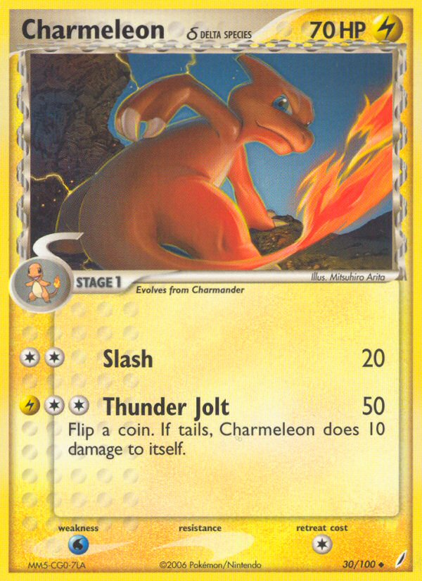 Charmeleon (30/100) (Delta Species) [EX: Crystal Guardians] | Enigma On Main