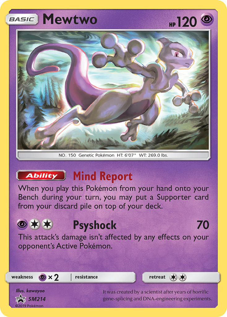 Mewtwo (SM214) [Sun & Moon: Black Star Promos] | Enigma On Main