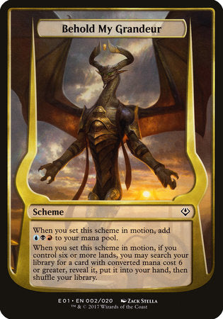 Behold My Grandeur (Archenemy: Nicol Bolas) [Archenemy: Nicol Bolas Schemes] | Enigma On Main