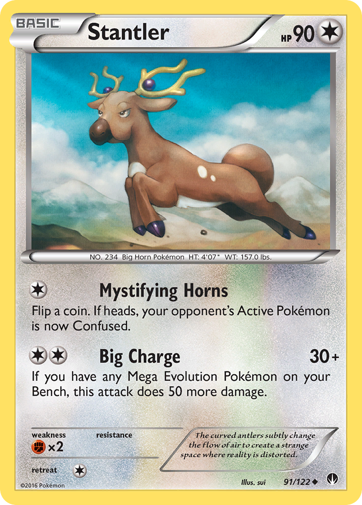 Stantler (91/122) [XY: BREAKpoint] | Enigma On Main