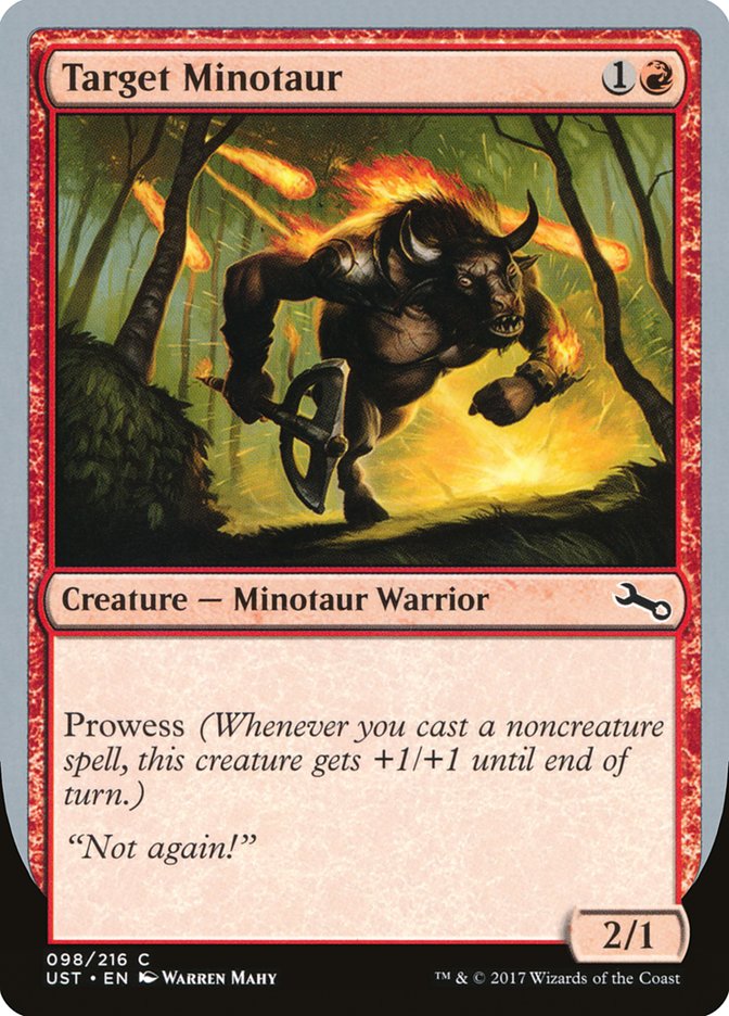 Target Minotaur (Fire Art) [Unstable] | Enigma On Main