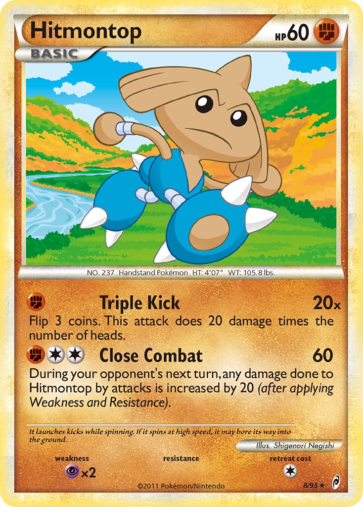 Hitmontop (8/95) (Theme Deck Exclusive) [HeartGold & SoulSilver: Call of Legends] | Enigma On Main