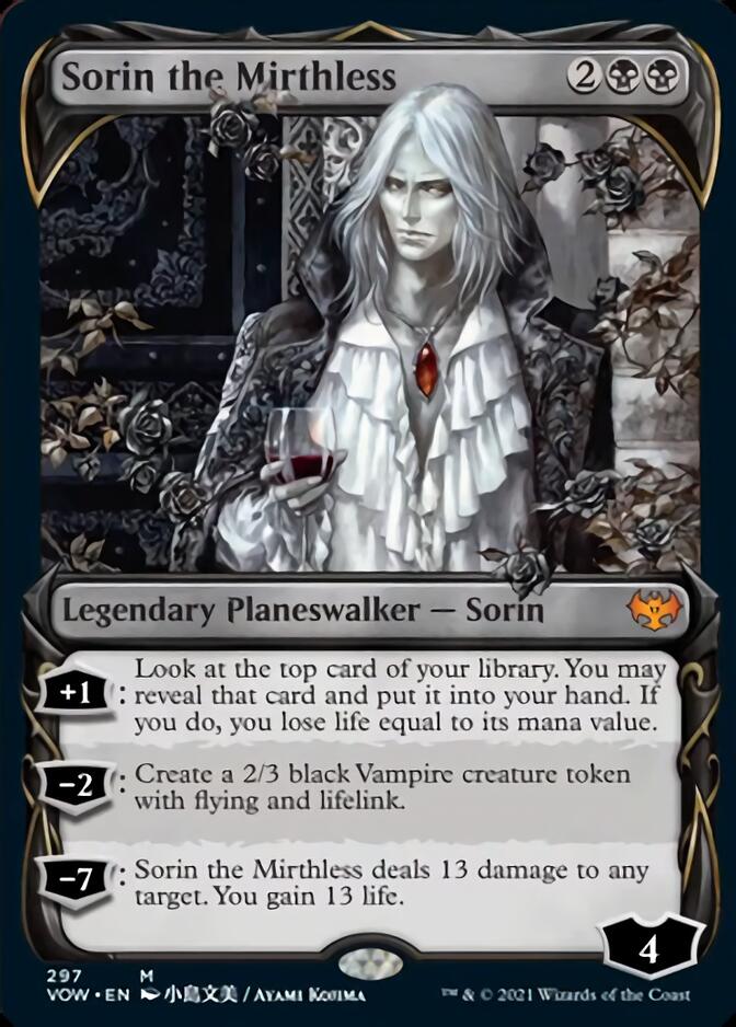 Sorin the Mirthless (Showcase Fang Frame) [Innistrad: Crimson Vow] | Enigma On Main