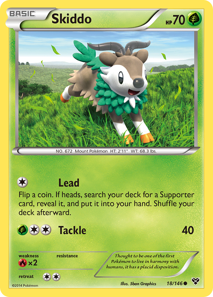 Skiddo (18/146) [XY: Base Set] | Enigma On Main