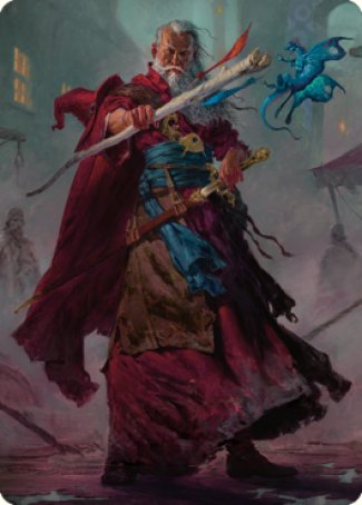 Elminster Art Card (64) [Commander Legends: Battle for Baldur's Gate Art Series] | Enigma On Main