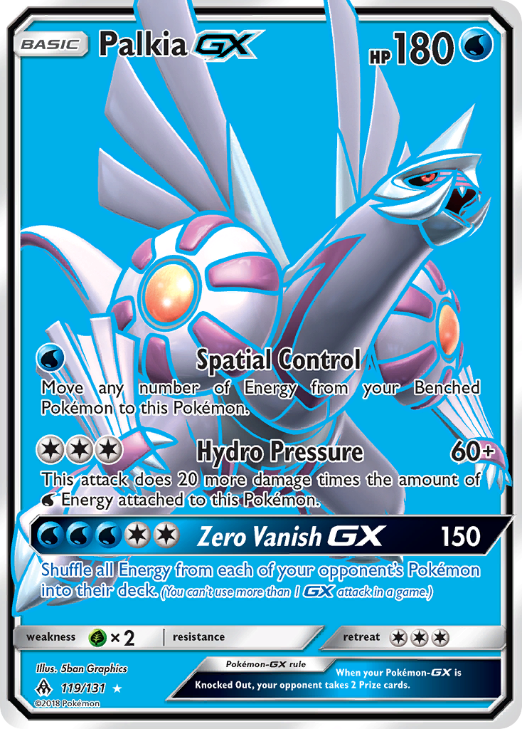 Palkia GX (119/131) [Sun & Moon: Forbidden Light] | Enigma On Main