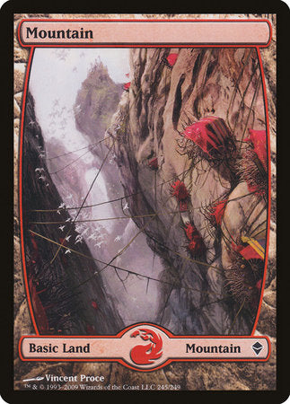 Mountain (245) - Full Art [Zendikar] | Enigma On Main