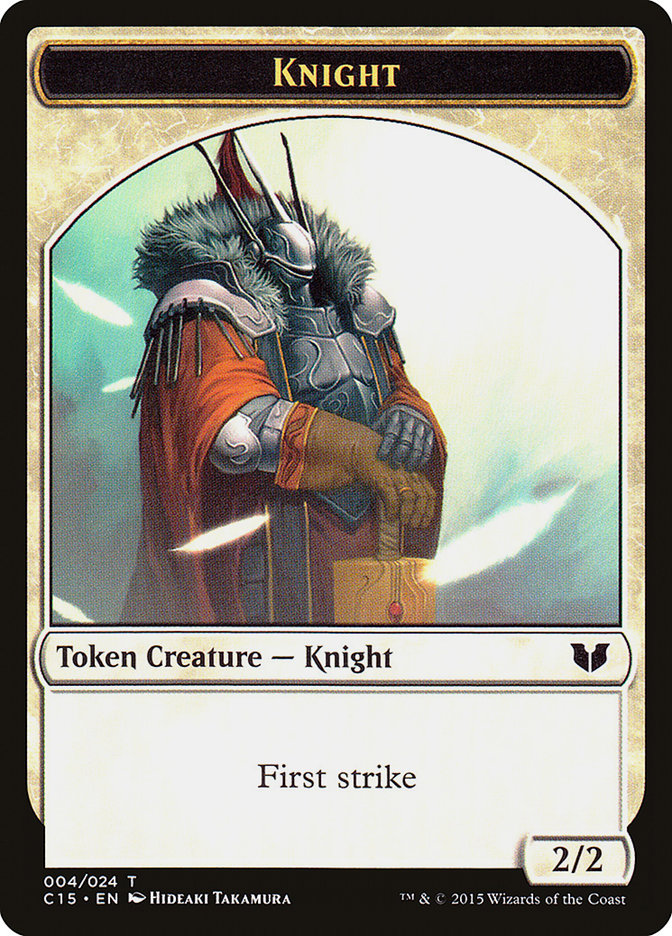 Knight Token (004/024) [Commander 2015 Tokens] | Enigma On Main