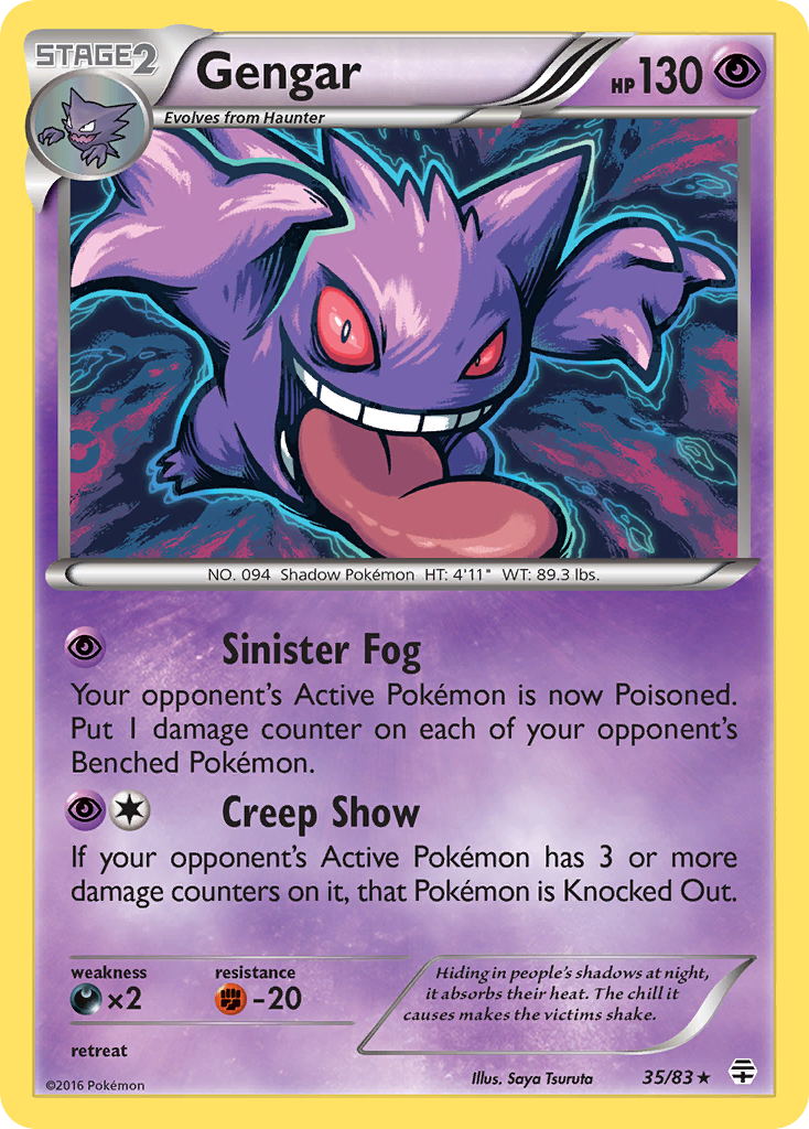 Gengar (35/83) [XY: Generations] | Enigma On Main