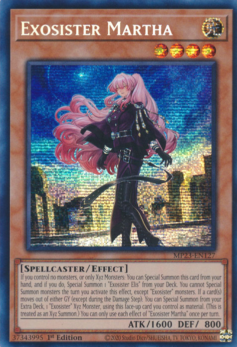 Exosister Martha [MP23-EN127] Prismatic Secret Rare | Enigma On Main