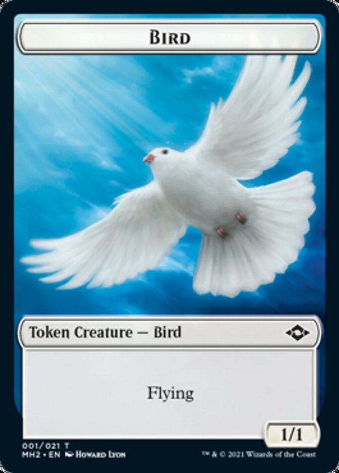 Bird Token // Food Token (#18) [Modern Horizons 2 Tokens] | Enigma On Main