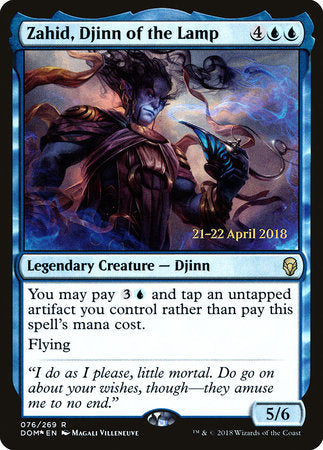 Zahid, Djinn of the Lamp [Dominaria Promos] | Enigma On Main