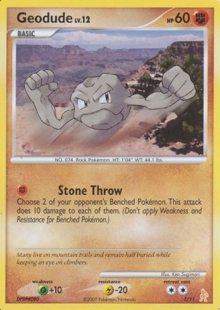 Geodude (1/11) [Diamond & Pearl: Trainer Kit - Lucario] | Enigma On Main