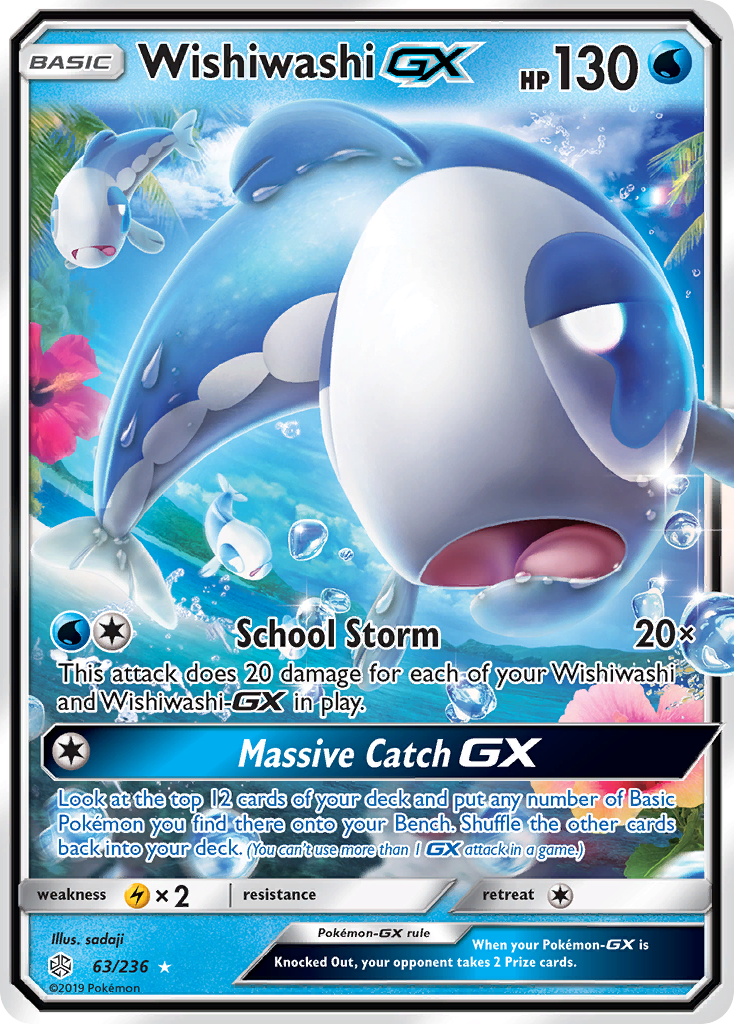 Wishiwashi GX (63/236) [Sun & Moon: Cosmic Eclipse] | Enigma On Main