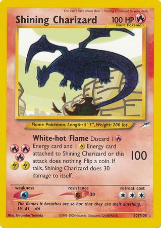 Shining Charizard (107/105) [Neo Destiny Unlimited] | Enigma On Main