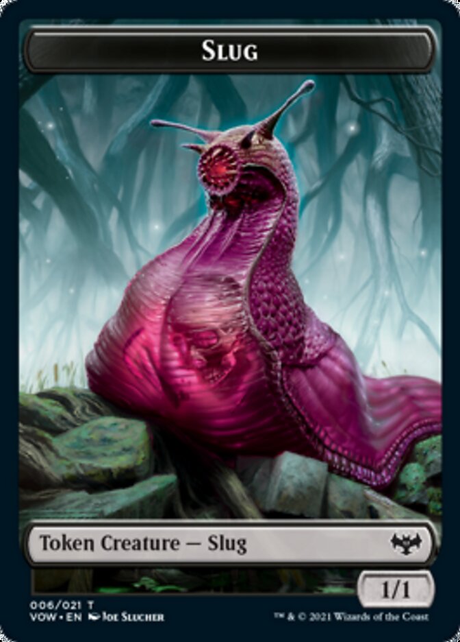 Insect // Slug Double-sided Token [Innistrad: Crimson Vow Tokens] | Enigma On Main