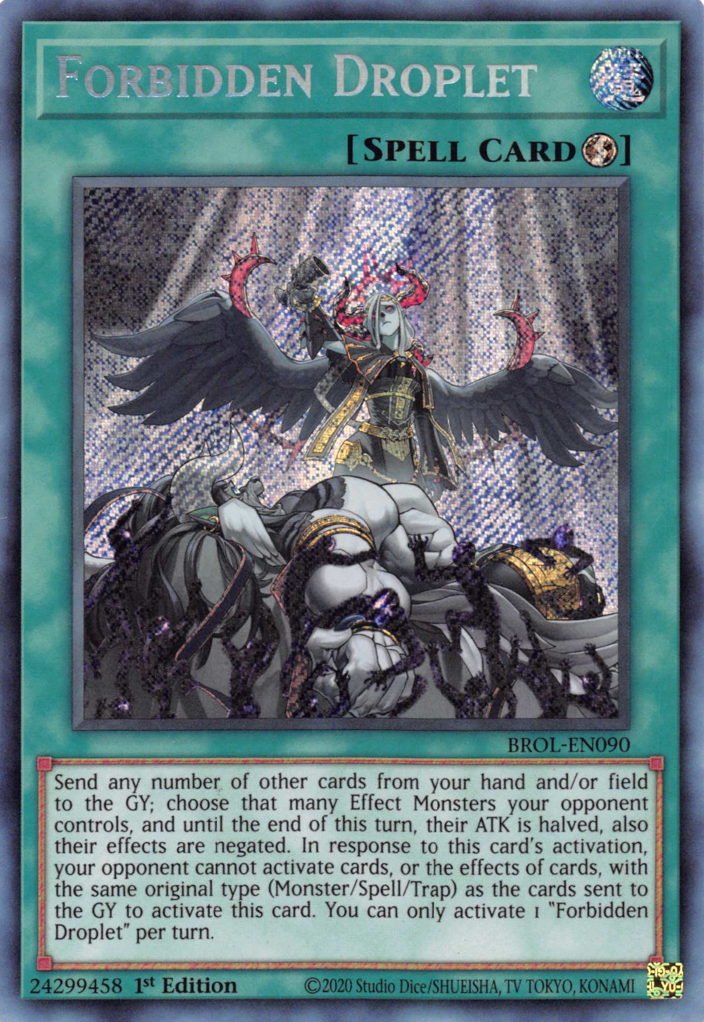 Forbidden Droplet [BROL-EN090] Secret Rare | Enigma On Main