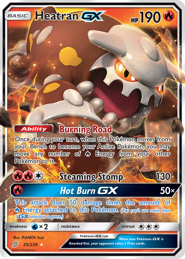 Heatran GX (25/236) [Sun & Moon: Unified Minds] | Enigma On Main