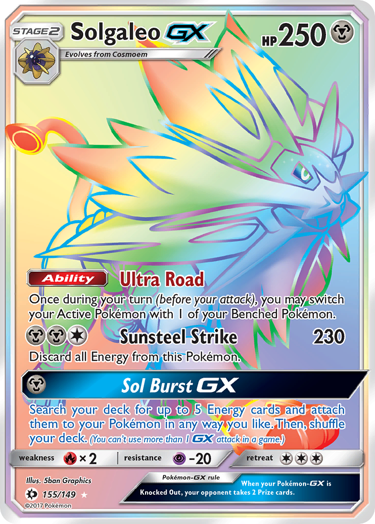 Solgaleo GX (155/149) [Sun & Moon: Base Set] | Enigma On Main