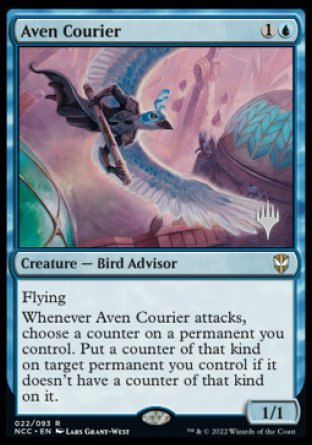 Aven Courier (Promo Pack) [Streets of New Capenna Commander Promos] | Enigma On Main