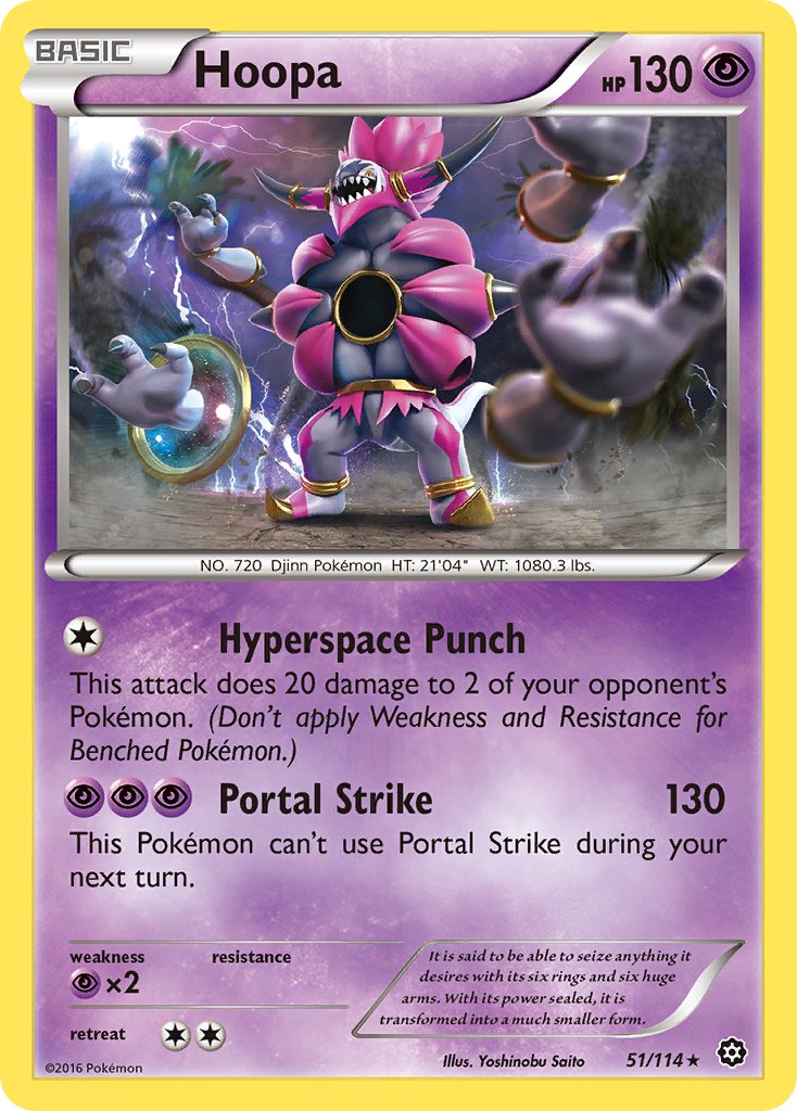 Hoopa (51/114) (Theme Deck Exclusive) [XY: Steam Siege] | Enigma On Main