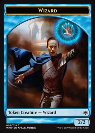 Wizard Token [War of the Spark Tokens] | Enigma On Main